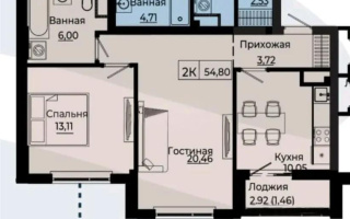 Продажа 2-комнатной квартиры, 56 м², пр. Улы Дала, дом  28 стр - Продажа квартир в Астане
