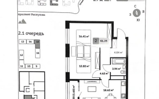 Продажа 3-комнатной квартиры, 61.25 м², ул. Туркестан, дом  115 - Продажа  трехкомнатных квартир в новостройках Алматы без посредников с фото