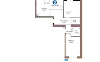Продажа 3-комнатной квартиры, 86.72 м² - Продажа трехкомнатных квартир от собственников в Астане - страница 12