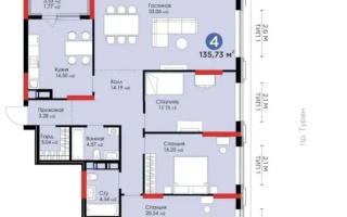 Продажа 4-комнатной квартиры, 136 м² - Продажа квартир в р-не Нура Астаны - страница 32