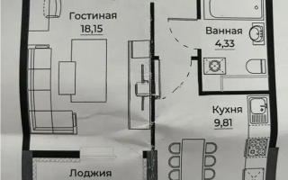 Продажа 1-комнатной квартиры, 40 м², ул. Е-429, дом  26 - Продажа  однокомнатных квартир в Астане с фото