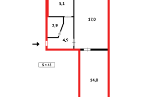 Продажа 2-комнатной квартиры, 45 м², мкр-н 6-й - Продажа квартир в Темиртау