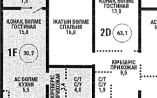 Продажа 1-комнатной квартиры, 31 м², пр. Райымбека, дом  210/1 стр - Продажа  однокомнатных квартир в Алматы с фото