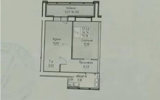 Продажа 1-комнатной квартиры, 33.4 м², ул. А-52, дом  8 - Продажа  однокомнатных квартир в Астане с фото