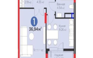Продажа 1-комнатной квартиры, 36.94 м² - Продажа однокомнатных квартир от собственников в Астане - страница 25