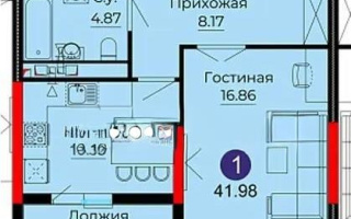 Продажа 1-комнатной квартиры, 42 м², ул. Е-429, дом  14 - Продажа квартир в Астане