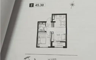 Продажа 2-комнатной квартиры, 45.3 м², ул. Ауэзова, дом  3г/2 - Продажа  двухкомнатных квартир в Алматы без посредников