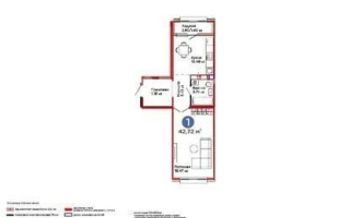 Продажа 1-комнатной квартиры, 42.72 м², пр. Улы Дала, дом  14 стр - Продажа квартир в Астане