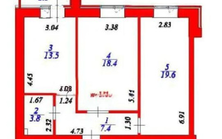 Продажа 2-комнатной квартиры, 64.8 м², ул. Айтматова, дом  45 стр - Продажа  двухкомнатных квартир в новостройках Астаны без посредников