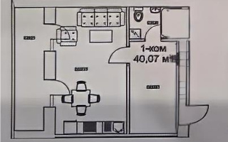 Продажа 1-комнатной квартиры, 40.07 м², ул. Калдаякова, дом  46 - Продажа квартир в Астане без посредников