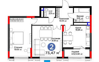 Продажа 2-комнатной квартиры, 73.47 м² - Продажа квартир в Астане - страница 6