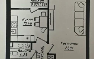 Продажа 1-комнатной квартиры, 41.3 м² - Продажа однокомнатных квартир в Казахстане - страница 50
