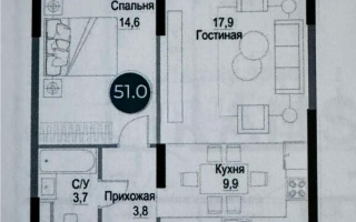 Продажа 2-комнатной квартиры, 51.5 м², ул. Утепова, дом  31 стр - Продажа  двухкомнатных квартир в Алматы с фото