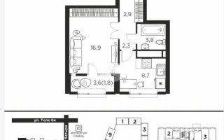 Продажа 1-комнатной квартиры, 36.4 м², ул. Утеген батыра, дом  11г - Продажа  однокомнатных квартир в Алматы с фото