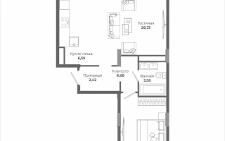 Продажа 2-комнатной квартиры, 64.16 м², ул. Сыганак, дом  4 стр - Продажа квартир в Астане