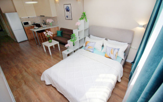 Аренда 1-комнатной квартиры посуточно, 55 м², ул. Тулебаева, дом  49/1, блок 2 - Аренда квартир посуточно в Алматы без посредников с фото