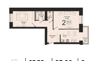 Продажа 2-комнатной квартиры, 68 м² - Продажа  двухкомнатных квартир в новостройках Астаны - страница 3