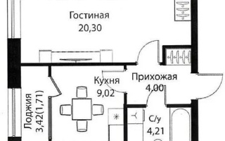 Продажа 1-комнатной квартиры, 39.26 м², ул. Жошы хана, дом  12/3 - Продажа квартир в Казахстане