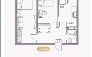 Продажа 2-комнатной квартиры, 64.4 м², мкр-н Шугыла, дом  340/41 - Продажа  двухкомнатных квартир в Алматы без посредников