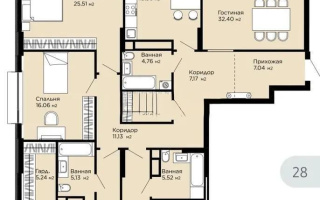 Продажа 5-комнатной квартиры, 185 м², ул. Рыскулова, дом  3 - Продажа  пятикомнатных квартир в Астане без посредников