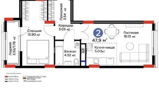Продажа 2-комнатной квартиры, 47.9 м² - Продажа квартир в новостройках Астаны - страница 59