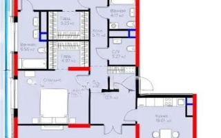 Продажа 4-комнатной квартиры, 158.28 м², ул. Мухамедханова, дом  6/1 стр - Продажа квартир в Астане без посредников