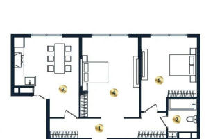 Продажа 2-комнатной квартиры, 70 м², ул. Сыбызгы, дом  100 стр - Продажа  двухкомнатных квартир в Алматы