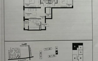 Продажа 3-комнатной квартиры, 90.8 м², ул. Рыскулова, дом  2б/1 - Продажа  трехкомнатных квартир в новостройках Алматы