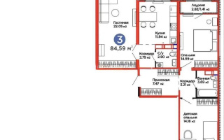 Продажа 3-комнатной квартиры, 84.59 м² - Продажа квартир в Астане - страница 44