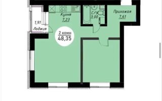 Продажа 2-комнатной квартиры, 48.35 м² - Продажа  двухкомнатных квартир в новостройках Астаны - страница 3