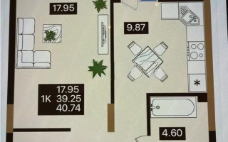 Продажа 1-комнатной квартиры, 40.74 м² - Продажа квартир в новостройках Астаны - страница 30