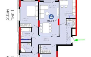 Продажа 4-комнатной квартиры, 116.38 м² - Продажа квартир в Астане - страница 80