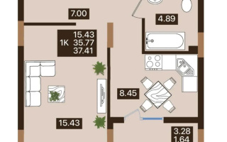 Продажа 1-комнатной квартиры, 37.41 м² - Продажа однокомнатных квартир в Астане - страница 11