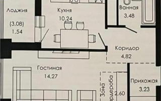 Продажа 1-комнатной квартиры, 40 м², пр. Мангилик Ел, дом  68 - Продажа  однокомнатных квартир в новостройках Астаны без посредников