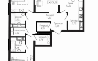Продажа 3-комнатной квартиры, 110 м², пр. Мангилик Ел, дом  63/1 - Продажа  трехкомнатных квартир в новостройках Астаны