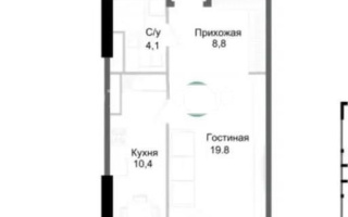 Продажа 2-комнатной квартиры, 44.3 м², ул. Ауэзова, дом  3/2 стр - Продажа квартир в Алматы