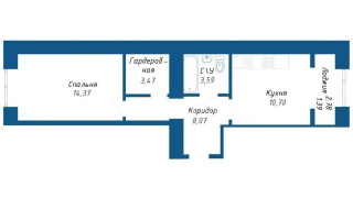 Продажа 1-комнатной квартиры, 39.91 м², ул. Тынышбайулы, дом  6 стр - Продажа  однокомнатных квартир в новостройках Астаны