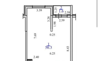 Продажа 2-комнатной квартиры, 57.9 м², пр. Рыскулова, дом  103/7 стр - Продажа квартир в Алматы