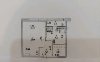 Продажа 2-комнатной квартиры, 42.6 м², ул. Е-429, дом  14 - Продажа  двухкомнатных квартир в Астане без посредников с фото