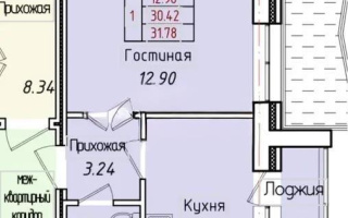 Продажа 1-комнатной квартиры, 31 м², ул. Кургальжинское шоссе, дом  108 стр - Продажа квартир в Астане