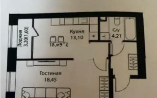 Продажа 1-комнатной квартиры, 43 м², ул. Жошы хана, дом  12/3 - Продажа  однокомнатных квартир в новостройках Астаны