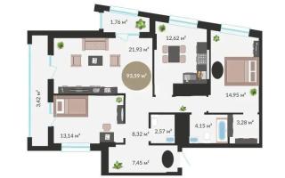 Продажа 3-комнатной квартиры, 93.1 м² - Продажа квартир в Казахстане - страница 27