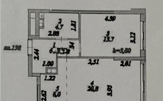 Продажа 2-комнатной квартиры, 50 м², пр. Туран, дом  43б - Продажа  двухкомнатных квартир в Астане