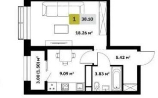 Продажа 1-комнатной квартиры, 38.1 м² - Продажа однокомнатных квартир от собственников в Алматы - страница 10