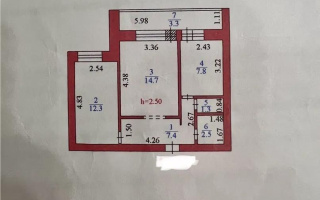 Продажа 2-комнатной квартиры, 60 м², пр. Абая, дом  96 - Продажа  двухкомнатных квартир в новостройках Астаны без посредников