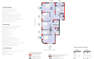 Продажа 4-комнатной квартиры, 137 м², ул. Рыскулова, дом  9 стр - Продажа  четырехкомнатных квартир в Астане