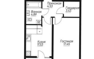 Продажа 1-комнатной квартиры, 43.36 м², ул. Навои, дом  30а/1 - Продажа квартир в новостройках Алматы с фото