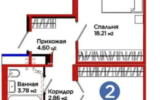 Продажа 2-комнатной квартиры, 60.89 м², пр. Туран, дом  57/7 - Продажа квартир в новостройках Астаны с фото