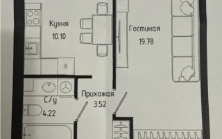 Продажа 1-комнатной квартиры, 40 м², ул. Нажимеденова, дом  30/1 - Продажа квартир в Астане