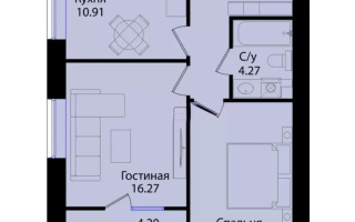 Продажа 2-комнатной квартиры, 55.68 м², ул. Айтматова, дом  77/10 - Продажа квартир в новостройках Астаны